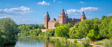 Panoramiv View Of Aschaffenburg At A Sunny Summer Day - Germany