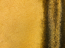 Grunge Texture Of Yellow Wall Facade