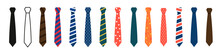 Tie Vector Set Icon Fashion