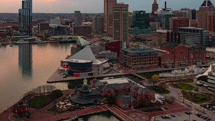Fototapete - Baltimore timelapse