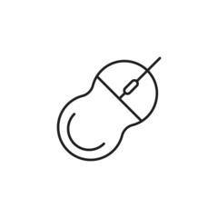 Poster - Computer mouse icon. High quality black vector illustration..