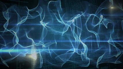 Poster - Animation of data processing over networks