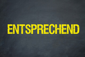 Poster - entsprechend