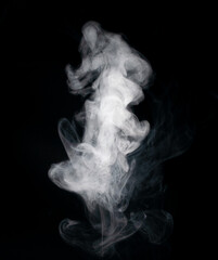 Wall Mural - Abstract smoke on a dark background