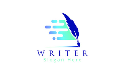 Fototapete - Writer logo for your business