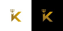 King Ruby Logo Design With Initial K Is Modern And Luxurious