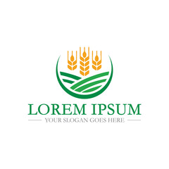 Poster - farm logo , agriculture logo vector