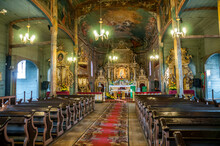 Interior Of Church In Pieranie