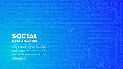 Poster - Big Data cloud computing. Blockchain visualiztion. Social network information complexity.