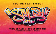Stylish Graffiti Editable Text Effect Template