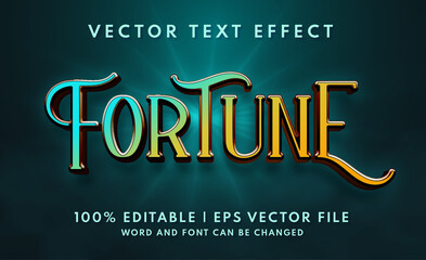 Magical style editable text effect template