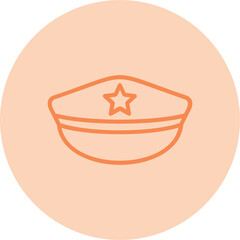 Sticker - Police Hat Icon