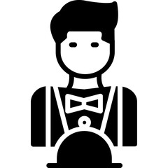 Poster - Waiter Icon