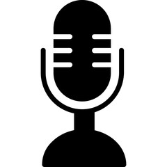 Wall Mural - Microphone  Icon