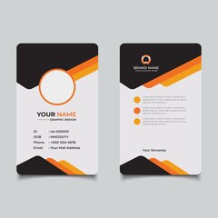 Wall Mural - modern and clean business id card template