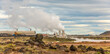 Geothermal power plant Gunnuhver Hot Springs Reykjanes peninsula Iceland