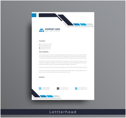 Wall Mural - modern creative & clean business style letterhead bundle of your corporate project design. set to pr