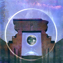 Metaphysical Portal Gate With All Seeing Eye. 