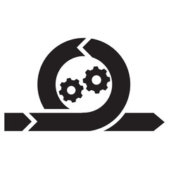 Agile process icon