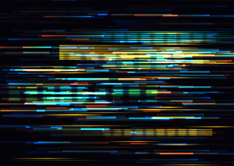 Wall Mural - glitch vector background.
