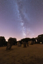 Milky Way Historic Cromlech In Portugal