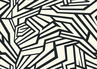 geometric seamless pattern camo texture. abstract modern endless chaotic ornament for fabric and fas