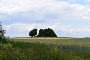 Poster - Eifel Hügel mi Winkraft