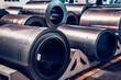 © Yakov - Stock with rolls of sheet steel in industrial plant