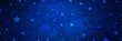 © Arlenta Apostrophe - Star background. 4th of July background pattern. Starry night sky in dark blue with old vintage grunge texture. July 4th, Veterans day, memorial day and other United States of America holidays.