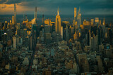 Fototapeta Nowy Jork - New York City, Skyline Sunset