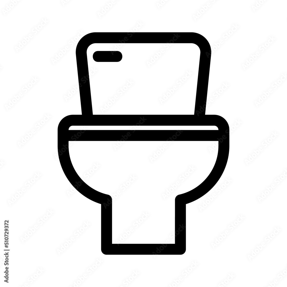 toilet icon or logo isolated sign symbol vector illustration - high quality  black style vector icons Stock Vector | Adobe Stock, image size:1000x1000