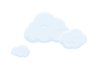 Wall Mural - cloud vector isolated on white background ep221