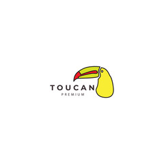 Wall Mural - toucan bird logo vector icon symbol illustration design