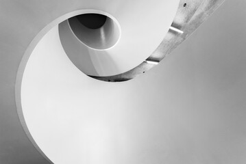 Poster - Interior of modern architecture. Building abstract background