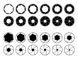 © Vector Tradition - Camera lens diaphragm aperture icons, animation of shutter, vector photography. Photo camera lens diaphragm and aperture focus, animated film video objective opening and zoom snap for app