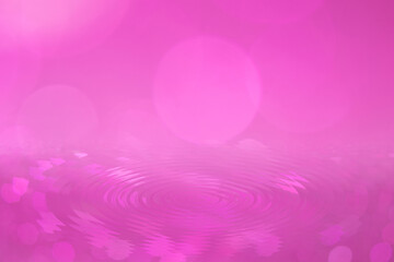 Wall Mural - pink rose, pink bokeh, circle abstract light background, pink rose shining lights, sparkling glitter