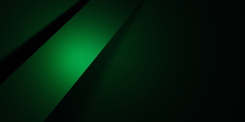 Wall Mural - 3d rendering of green abstract geometric minimal background. scene for advertising, technology, show