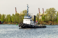 Russia, Saint Petersburg, May 2022: Bow Bulba Of The Vessel