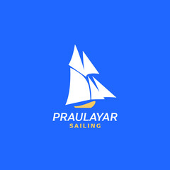 Wall Mural - Boat Sail Logo Part2