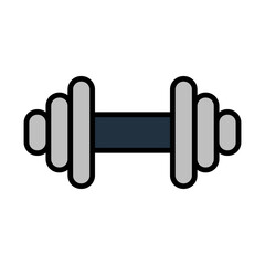 Wall Mural - Icon Of Dumbbell