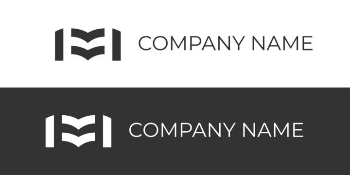 Logo company monochrome logo design logo template m logo a business logo modern logo