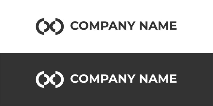Logo company monochrome logo design logo template x logo xo logo logo company business logo Premium Vector