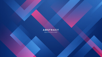 Wall Mural - Minimal blue red banner geometric shapes abstract modern background design. Design for poster, template on web, backdrop, banner, brochure, website, flyer, landing page, presentation, and webinar