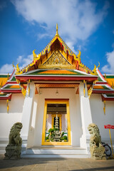 Wall Mural - Wat Suthat, a famous temple in Thailand