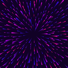 Radial Lines. Explosion Effect. Abstract Star. Vector Illustration