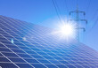 Solarpanels zur Energieewinnung