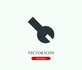 Poster - Repair vector icon. Editable stroke. Symbol in Line Art Style for Design, Presentation, Website or Mobile Apps Elements, Logo.  Setting symbol illustration. Pixel vector graphics - Vector