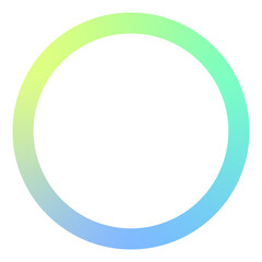 Sticker - gradient circle border
