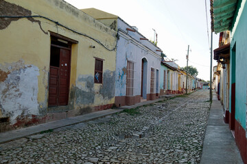 Wall Mural - colorful houses in the streets of trinidad