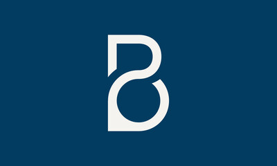 Fototapete - The B logo is a high quality and fashionable clothing brand. B logo is a brand new product line from the famous B logo.
